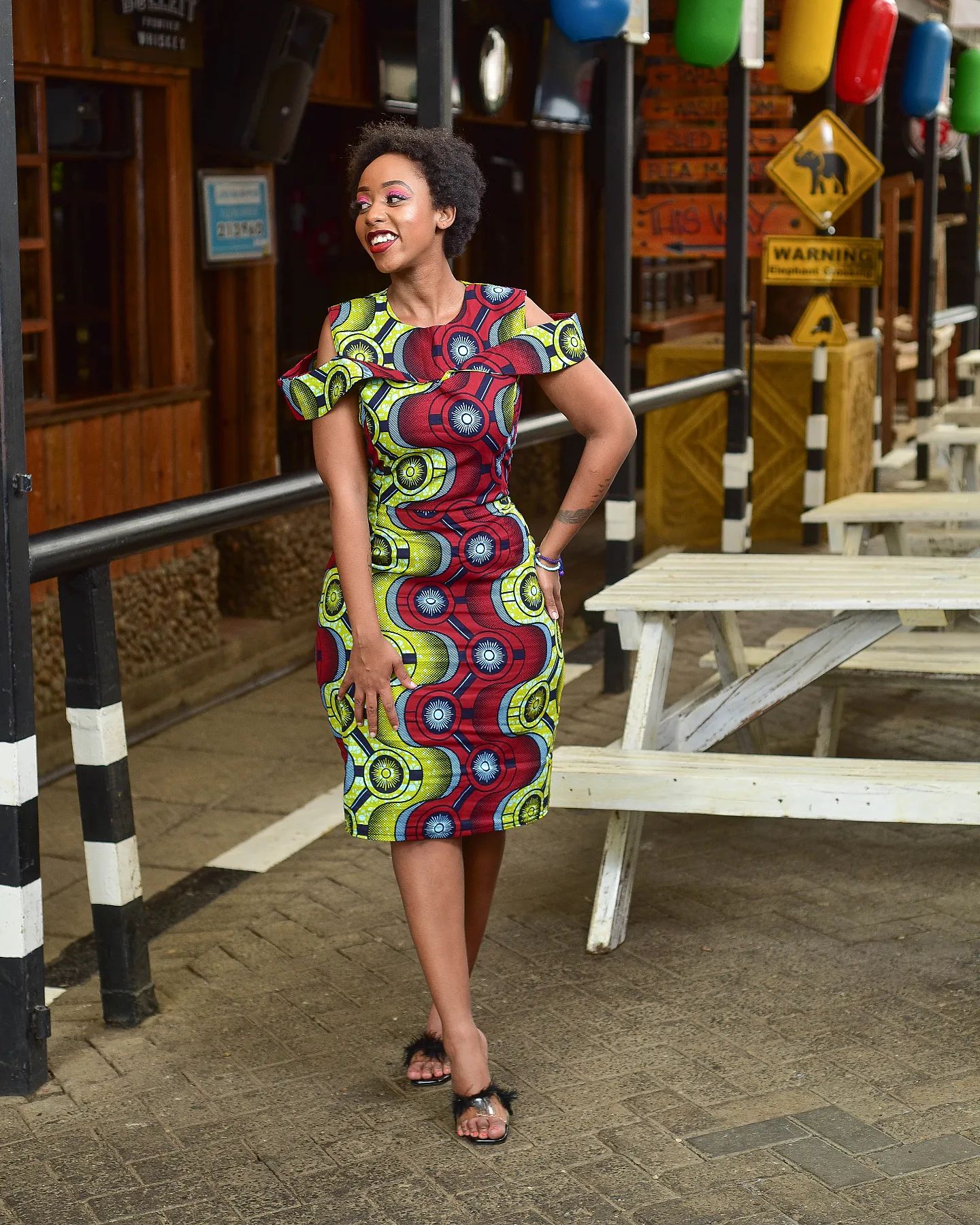 Pretty Kitenge Traditional Dresses Designs For Celebrities 2024 17