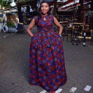 Pretty Kitenge Traditional Dresses Designs For Celebrities 2024 9