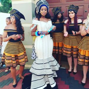 Pretty Xhosa Traditional Dresses 2024 For South African Women 9