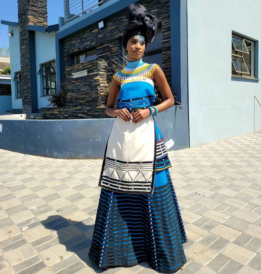 Pretty Xhosa Traditional Dresses 2024 For South African Women 26