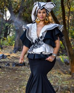 Pretty Xhosa Traditional Dresses 2024 For South African Women 7