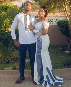 Shweshwe Traditional Dresses Designs For South African Wedding 2024 7