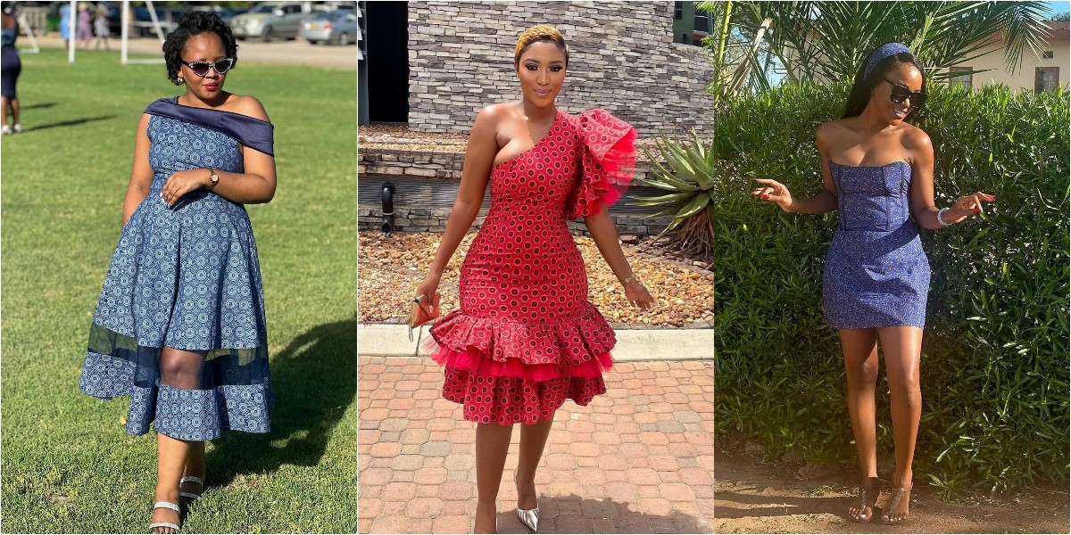 Stand Out on Your Wedding Day with Stunning Shweshwe Dresses for Makoti