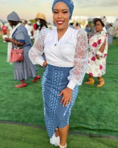 Styling Tips and Trends for Traditional Shweshwe Dresses at Makoti 2024 4