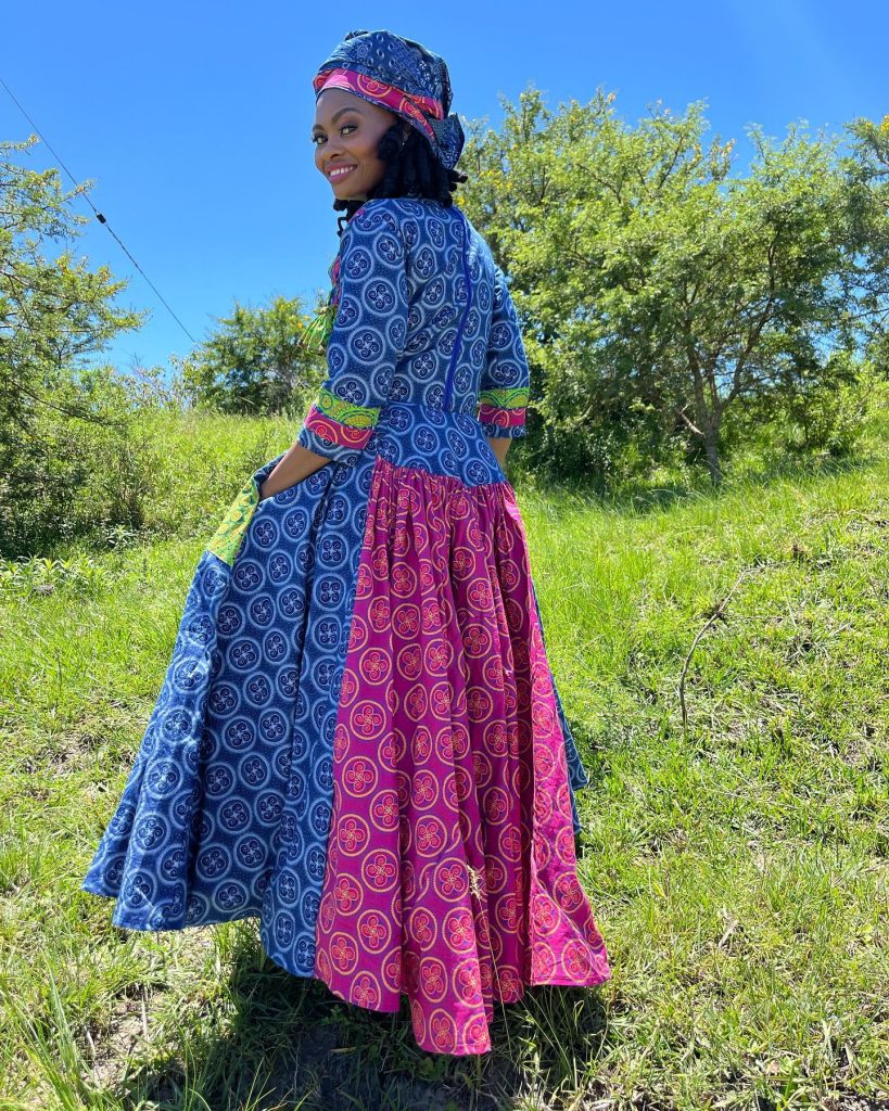 Step up Your Style Game: Traditional Shweshwe Dresses for Makoti 18