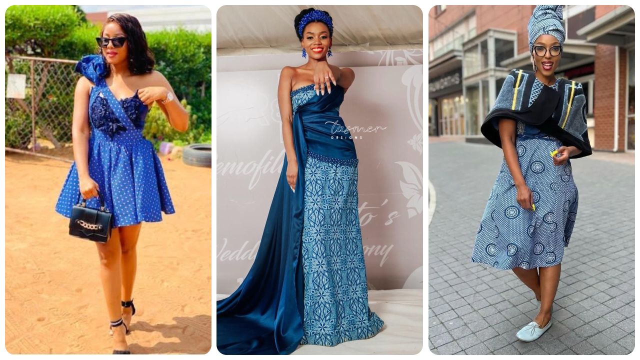 Trendy South African Tswana Traditional Dresses 2024 For Wedding 