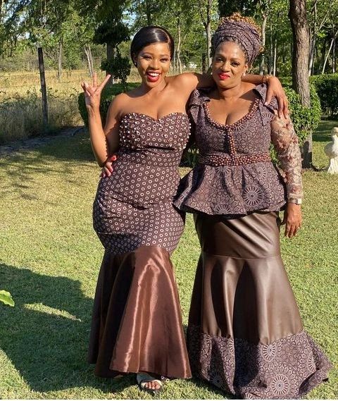Trendy South African Tswana Traditional Dresses 2024 For Wedding  27