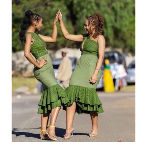 Trendy South African Tswana Traditional Dresses 2024 For Wedding  11