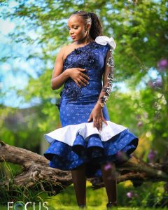 Shweshwe Dresses: The Perfect Blend of Tradition and Glamour 9