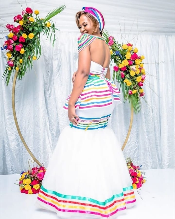 Unparalleled Sepedi Traditional Wedding Dresses For Beautiful Ladies 2024 16