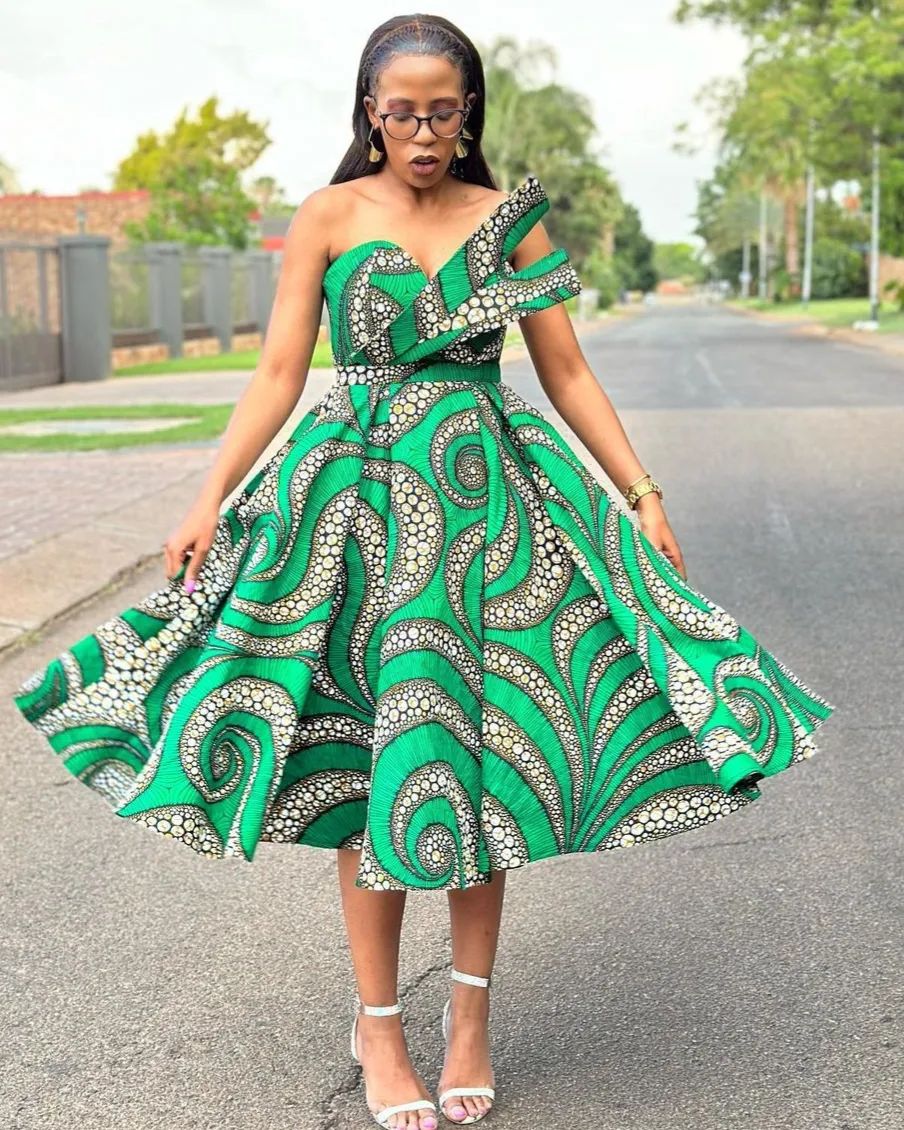 Wonderful Kitenge Traditional Dresses Designs For Wedding 2024 22