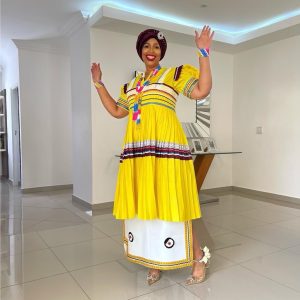 Dressed in Grace: Unveiling the Beauty of Sepedi Traditional Dresses 10