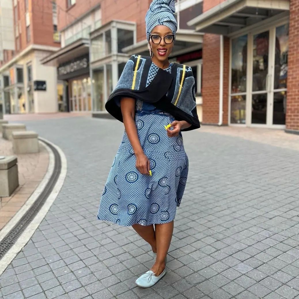 Empowering Elegance: How Shweshwe Dresses are Redefining Traditional Fashion 23