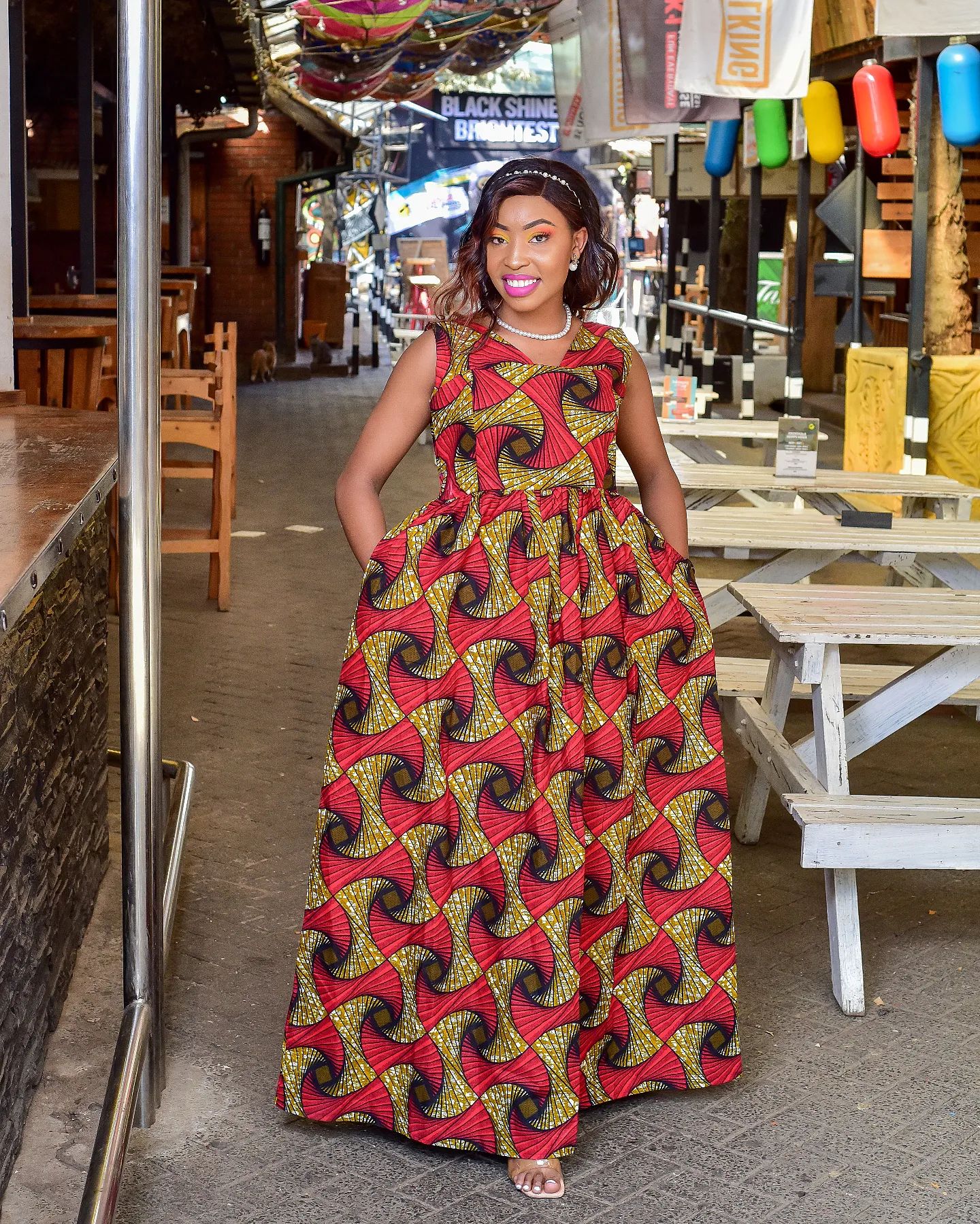 Kitenge Catwalk: Celebrity-Inspired Dress Designs You Can Rock 19