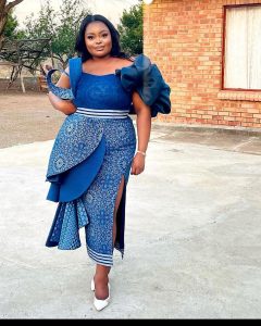 Rock the Look: Top 2024 Shweshwe Dress Trends for the Fashion-Conscious 4
