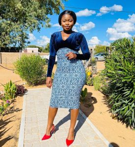 Rock the Runway: Celebrity-Inspired Shweshwe Dress Ideas You Can Wear 6
