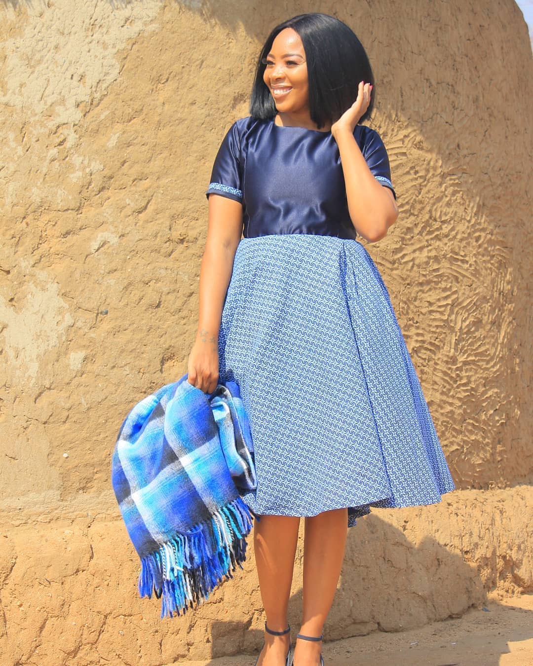 Seshweshwe Symphony: Exploring the Fabric of Tswana Dress Identity 14