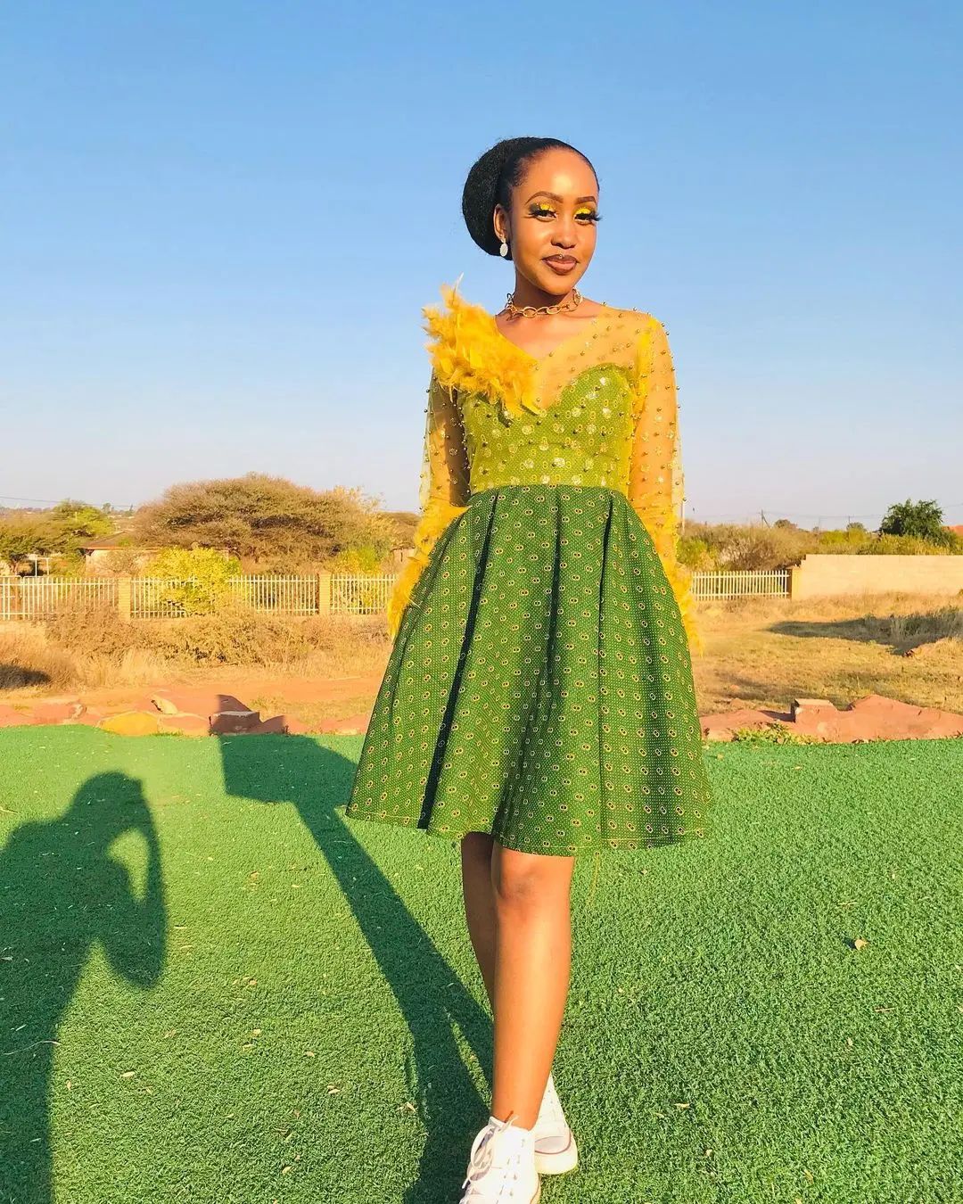 Seshweshwe Symphony: Exploring the Fabric of Tswana Dress Identity 21