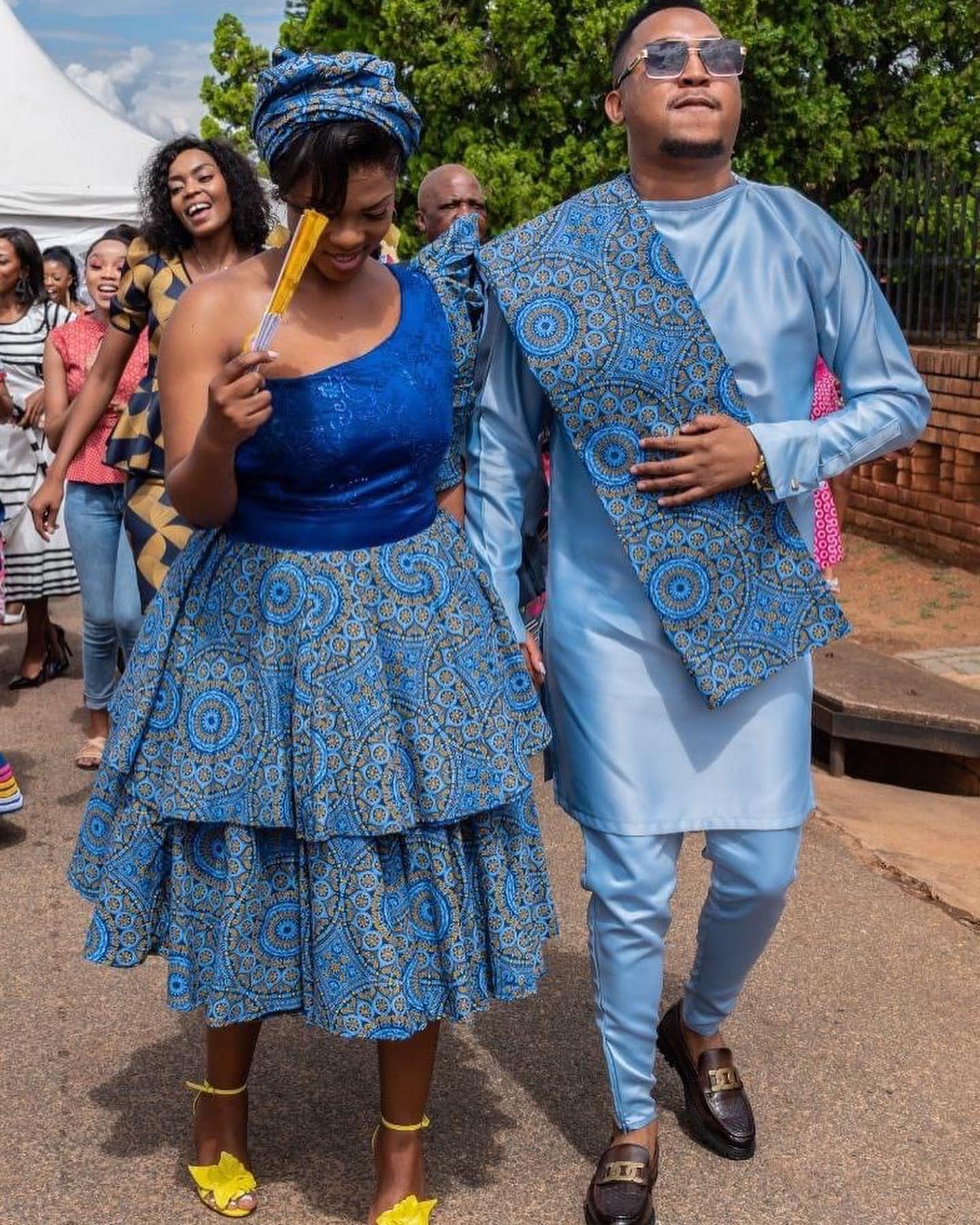 The Art of the Seshoeshoe: Mastering the Signature Fabric of Tswana Dress 2024 25
