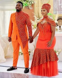 A Tapestry of Love: Traditional Tswana Attire for Couples in the Modern Era 5