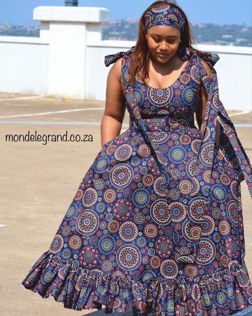 Tswana Traditional Dresses: A Kaleidoscope of Colors and Patterns 38