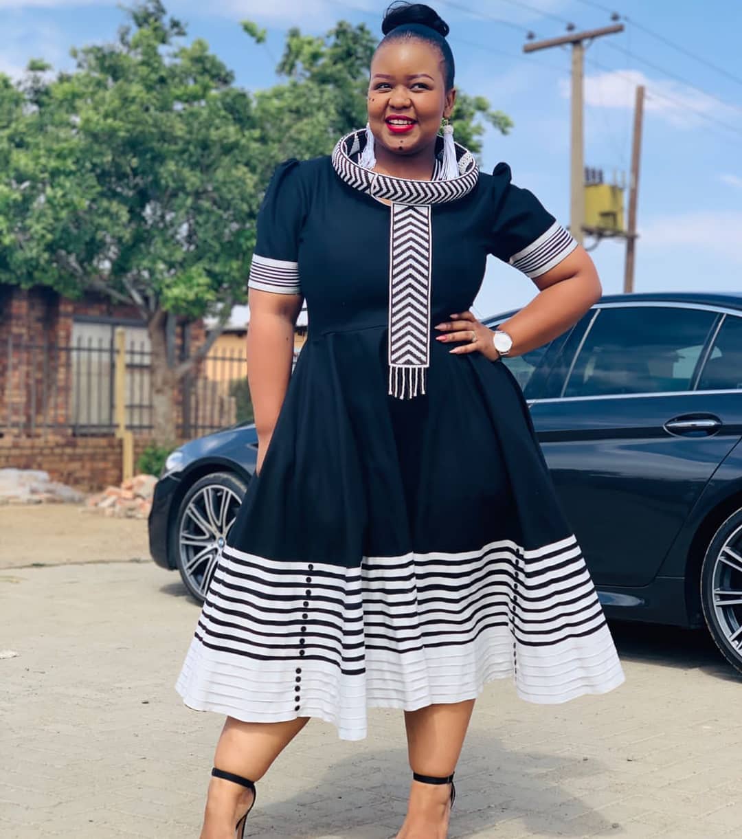 Wrapped in Xhosa Heritage: Dazzling Dress Designs that Celebrate Culture 16