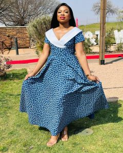 Dazzling Designs: The Beauty of Shweshwe in Tswana Dresses
