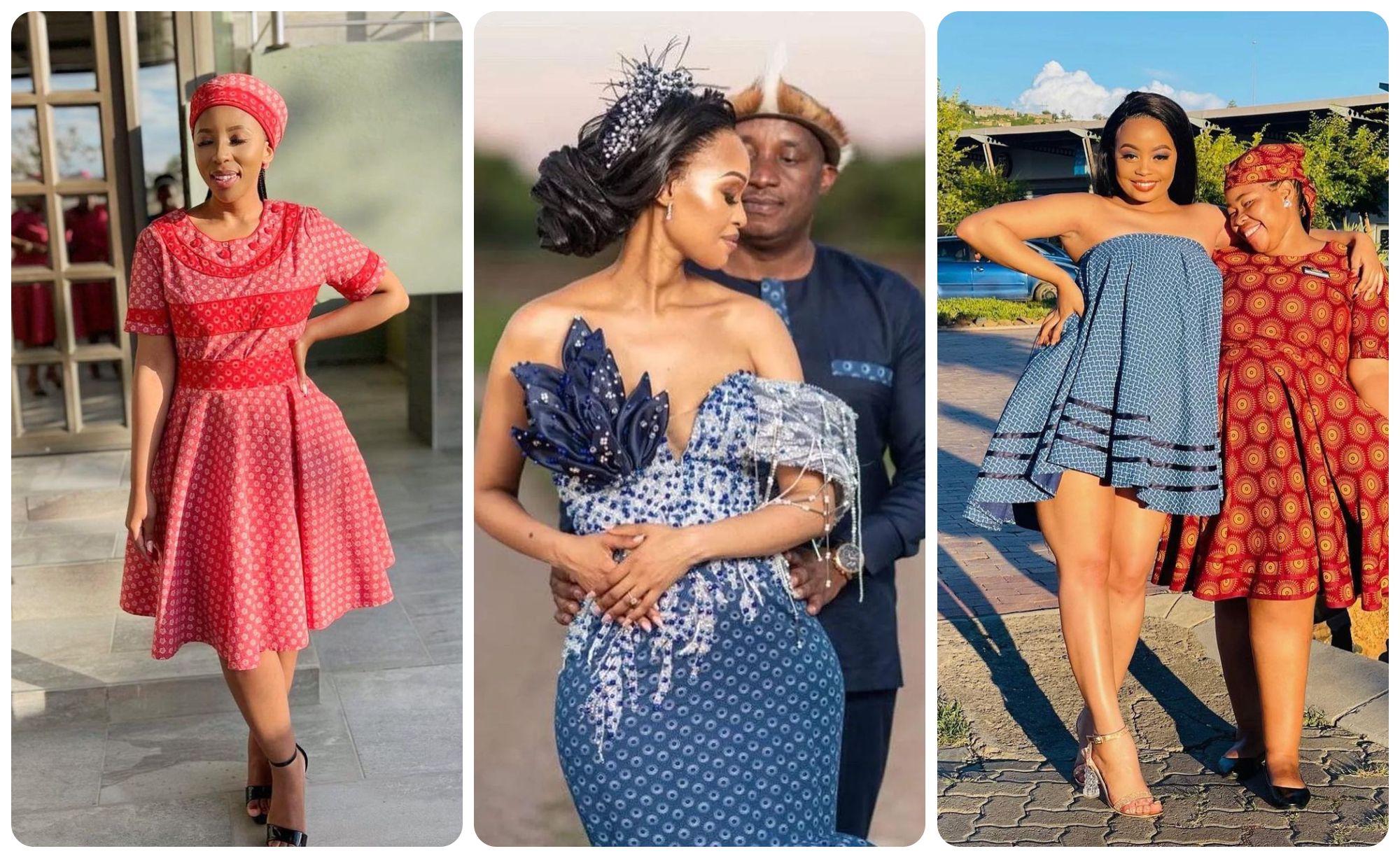 Bold Prints, Bold Statements: Eye-Catching Tswana Dresses That Command Attention