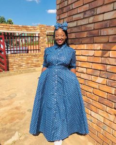 Iconic Heritage: Shweshwe Dresses Make Waves in 2024 Fashion
