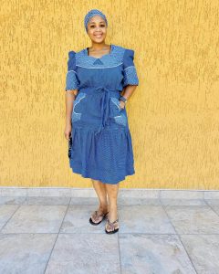 Beyond Blue & White: A Splash of Color in Shweshwe Dresses 2024