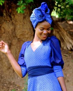Modern Mix: Shweshwe Dresses with Unexpected Details 2024