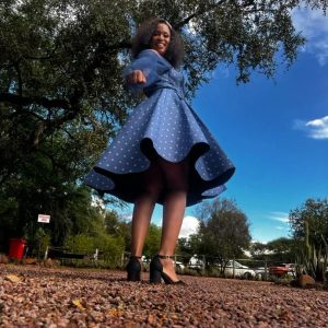 Modern Mix: Shweshwe Dresses with Unexpected Details 2024