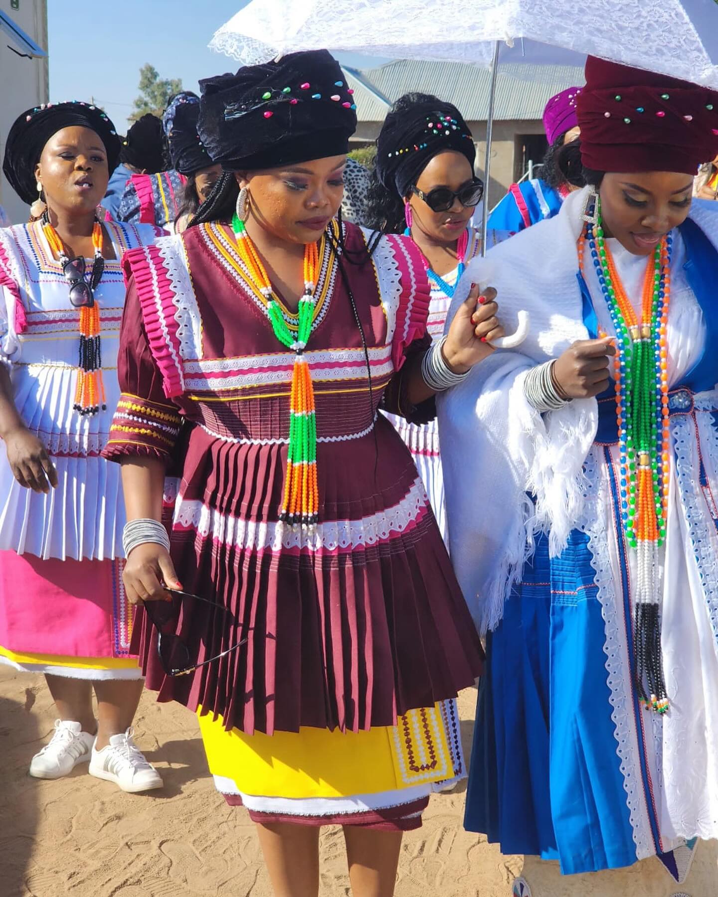 Royal Ruby: Revamped Sepedi Traditional Dresses You'll Love 2024